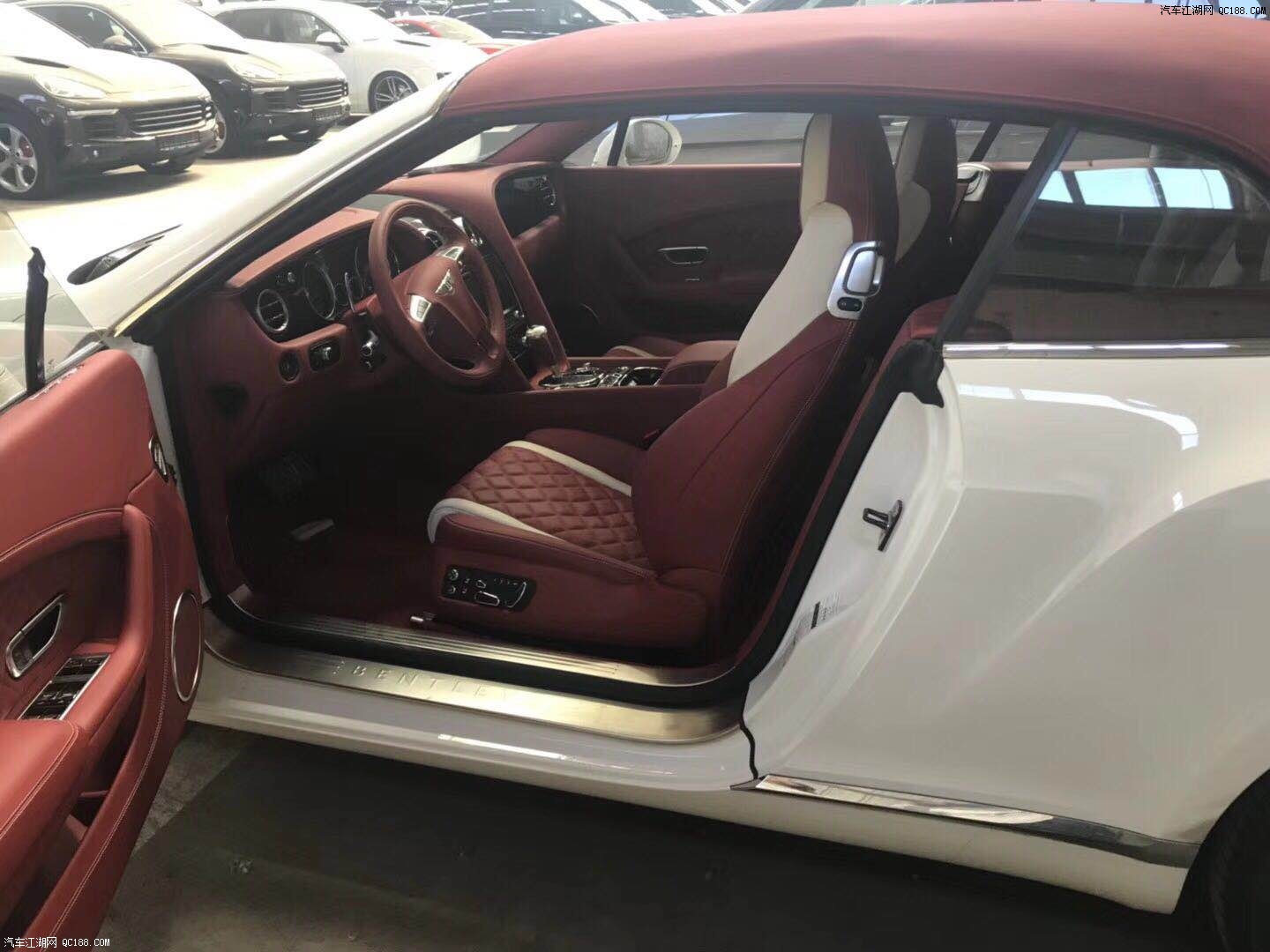18款宾利欧陆GT4.0T敞篷 V8顶配白色裸车价多少钱