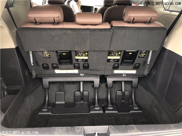 18款丰田塞纳四驱豪华七座商务车全系配置最新实拍图