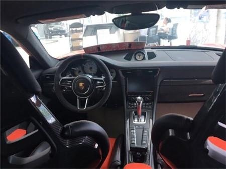 2016款保时捷911GT3 RS 熔岩橙超跑实拍