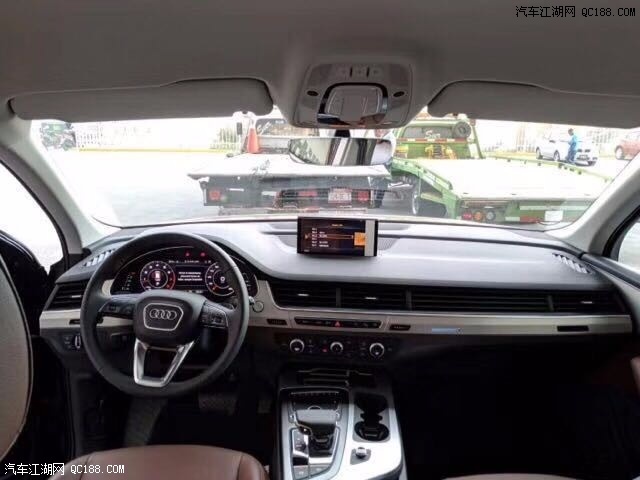 天津港2019款奥迪Q7加版3.0T配置多少钱 七座SUV促底价