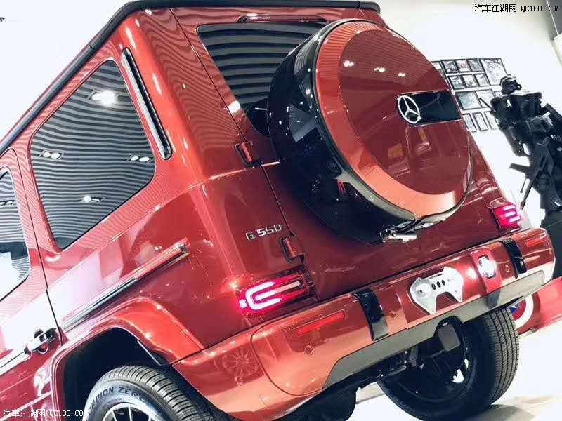 19款奔驰G550风信子红中国红特殊金属漆现车报价
