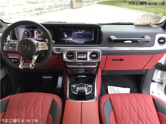 2019款奔驰G63AM黑/红 白/红天津港现车最新售价多少