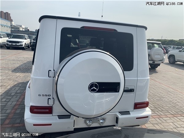 2019款奔驰G550白色大G现车报价及图片