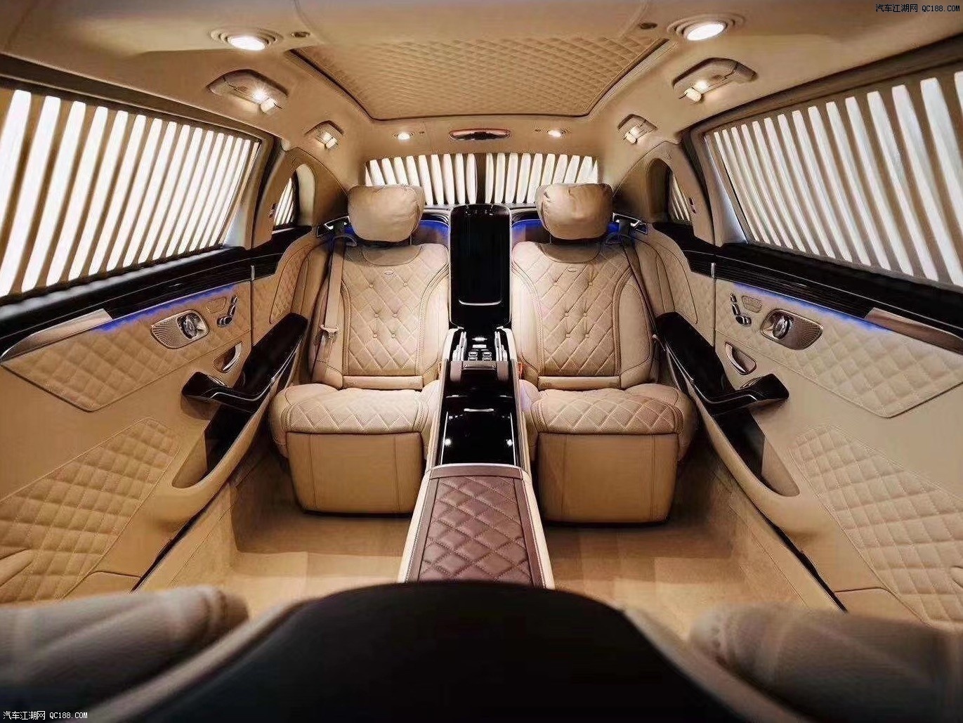 20款奔驰迈巴赫S680普尔曼内饰外观实拍